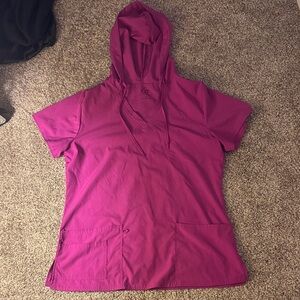 Women’s Scrub Top With Hood